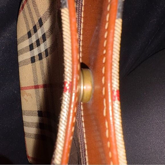 Used in great condition Burberry Beige and Brown Checkered Women's small tote - Picture 9 of 9